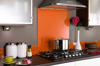 orange splashback