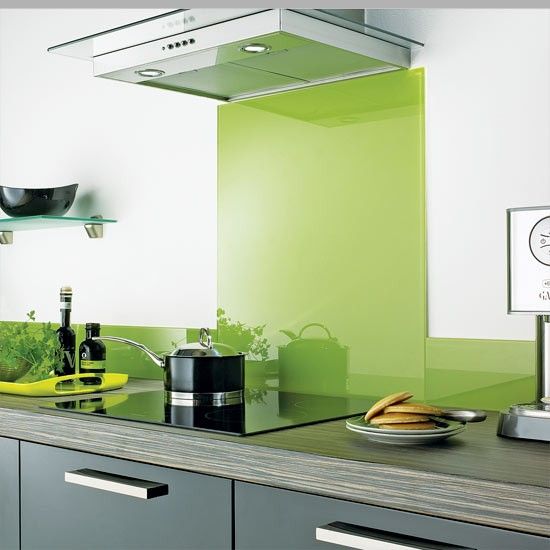 green splashback